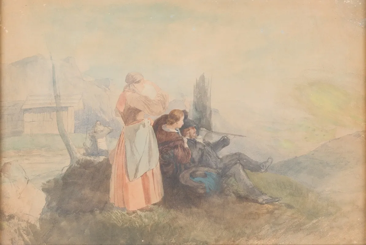 A Beautiful View Wall Art by Peder Severin Krøyer - High-Resolution Digital Print