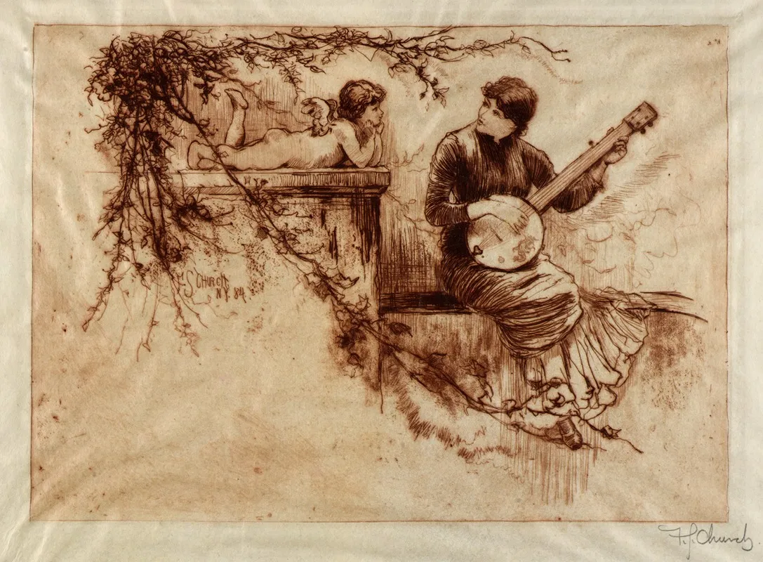 A Symphony Nineteenth Century Wall Art by Frederick Stuart Church - High-Resolution Digital Print