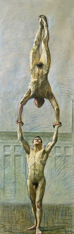 Acrobats 2 Wall Art by Eugène Jansson - High-Resolution Digital Print