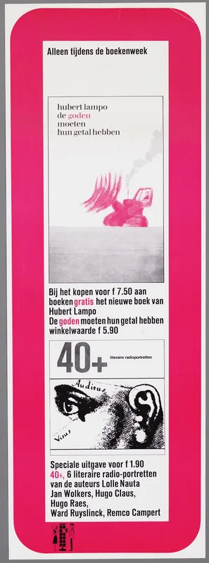Alleen Tijdens De Boekenweek Bij Het Kopen Voor F 750 Aan Boeken Gratis Het Nieuwe Boek Van Hubert Lampo Wall Art by CPNB - High-Resolution Digital Print