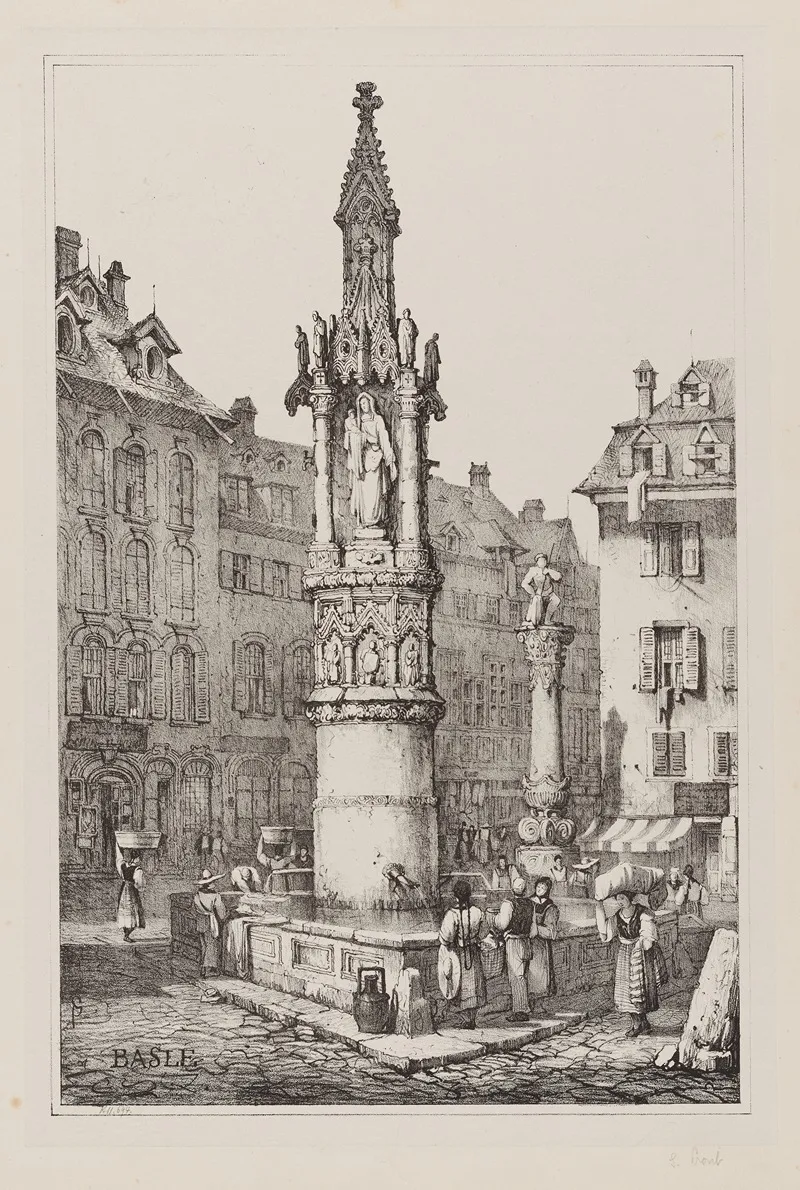Basle 3 Wall Art by Samuel Prout - High-Resolution Digital Print