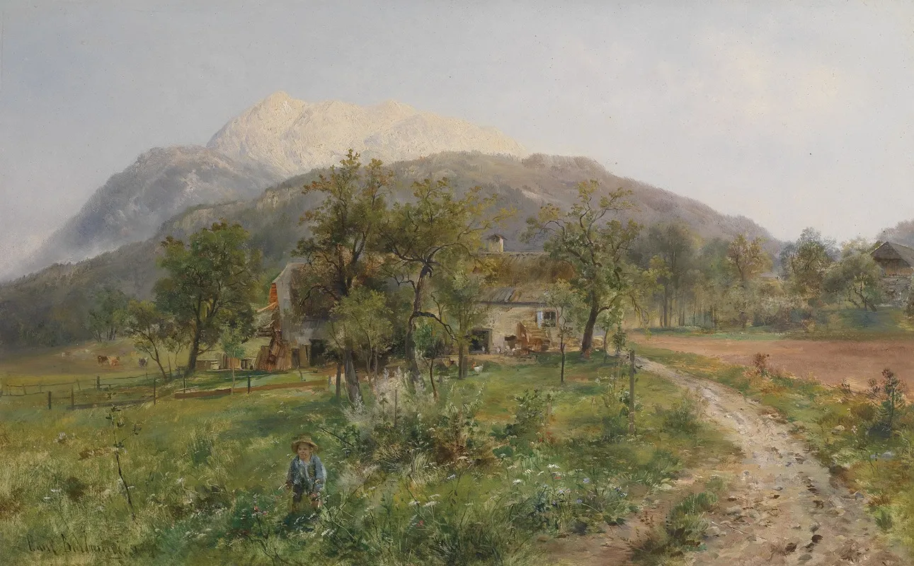 Blick Auf Den Dobratsch Wall Art by Emil Barbarini - High-Resolution Digital Print