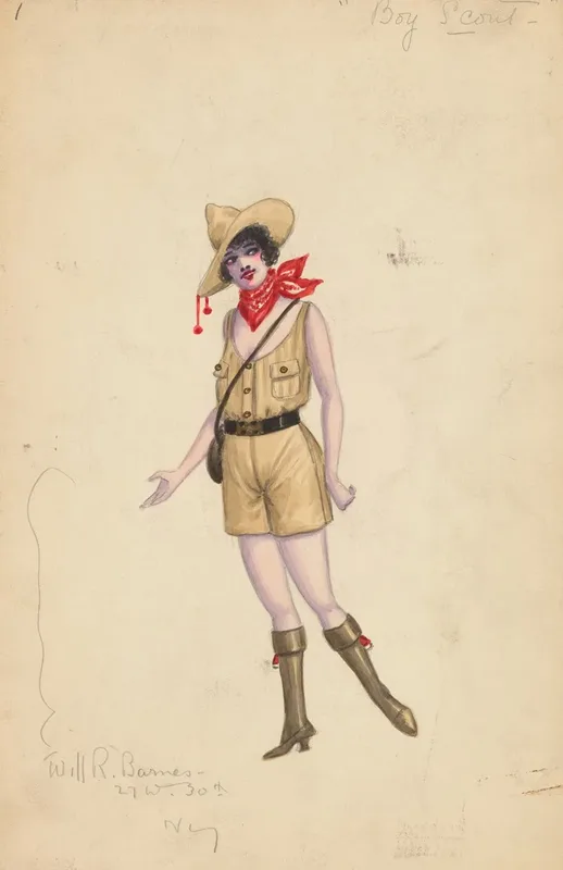 Boy Scout Wall Art by Will R. Barnes - High-Resolution Digital Print