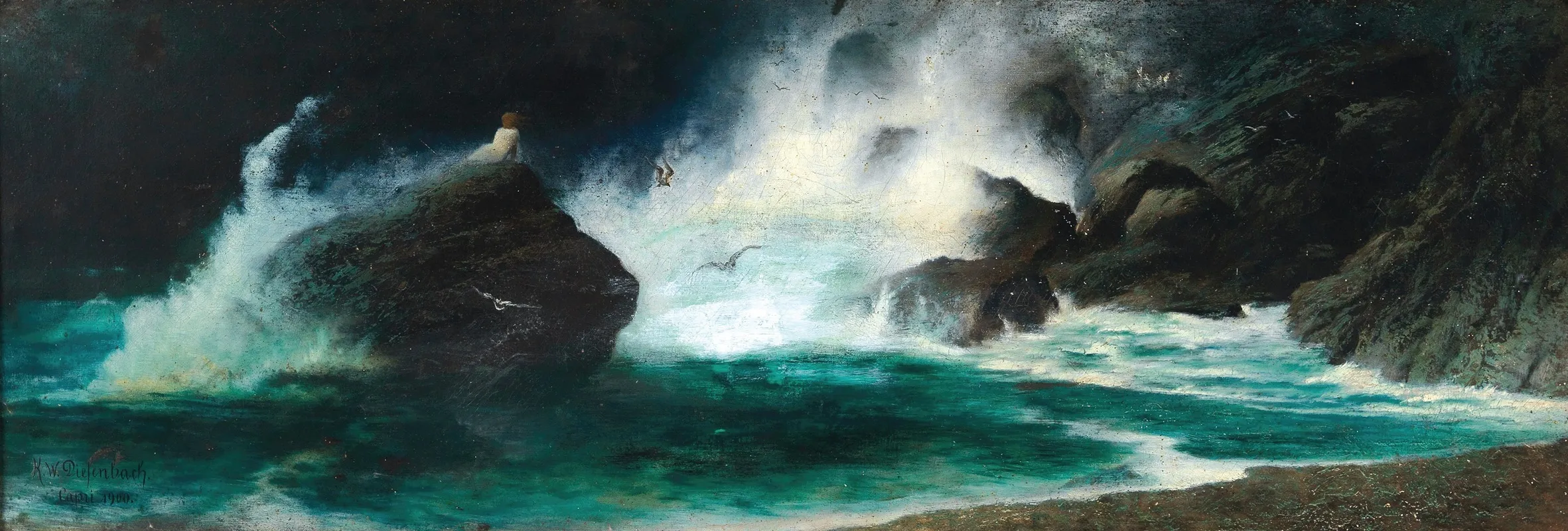 Capri 20 Wall Art by Karl Wilhelm Diefenbach - High-Resolution Digital Print
