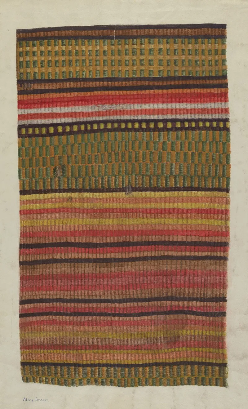 Carpet Sample Wall Art by Alice Braun - High-Resolution Digital Print