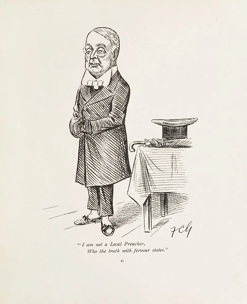 Cartoons In Rhyme And Line Pl 09 Wall Art by Sir Wilfrid Lawson - High-Resolution Digital Print
