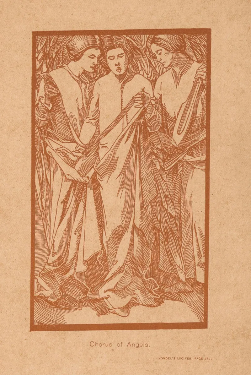 Chorus Of Angels Wall Art by Johannes Josephus Aarts - High-Resolution Digital Print