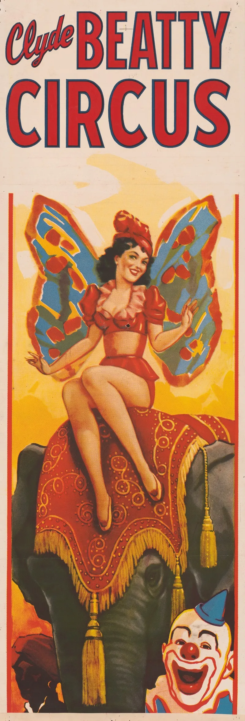 Clyde Beatty Circus Wall Art by Anonymous - High-Resolution Digital Print