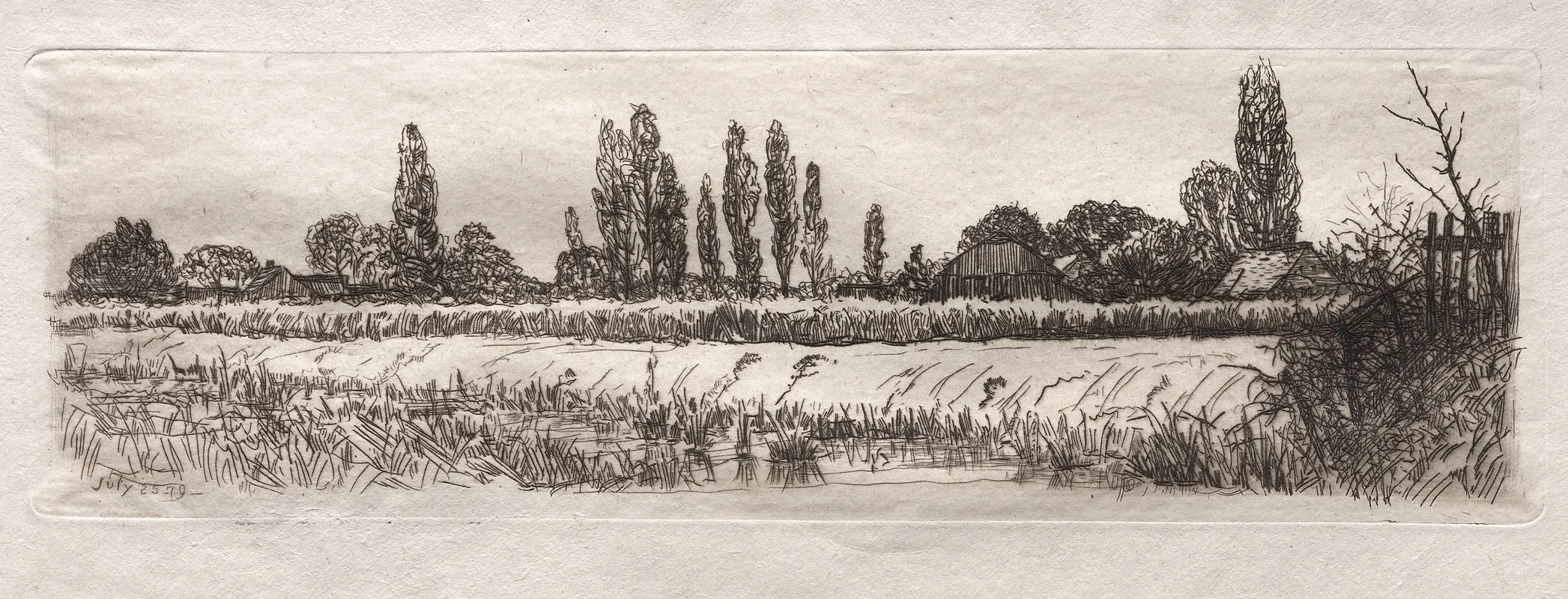 Cornfield 3 Wall Art by Otto Henry Bacher - High-Resolution Digital Print