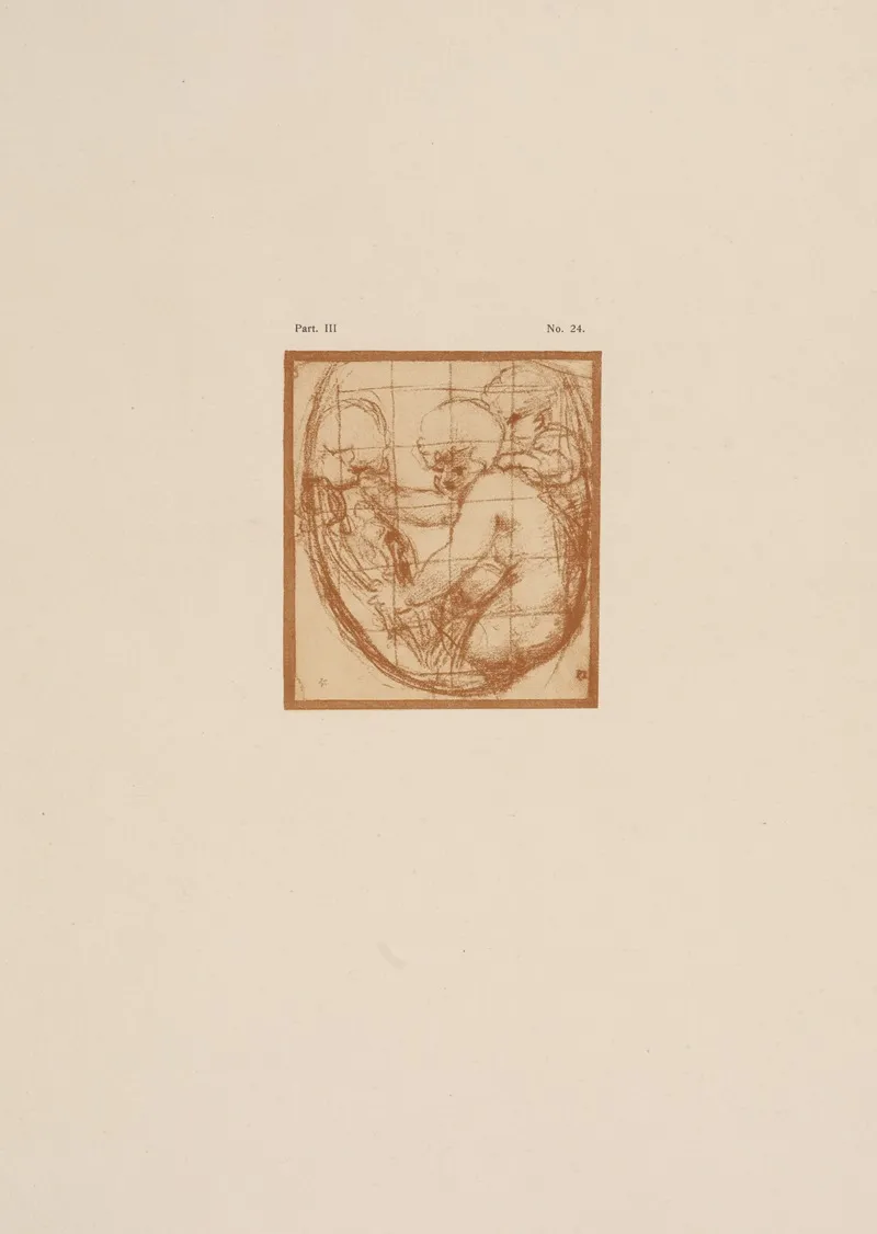 Correggio Study Of Group Of Children Wall Art by P. & D. Colnaghi - High-Resolution Digital Print