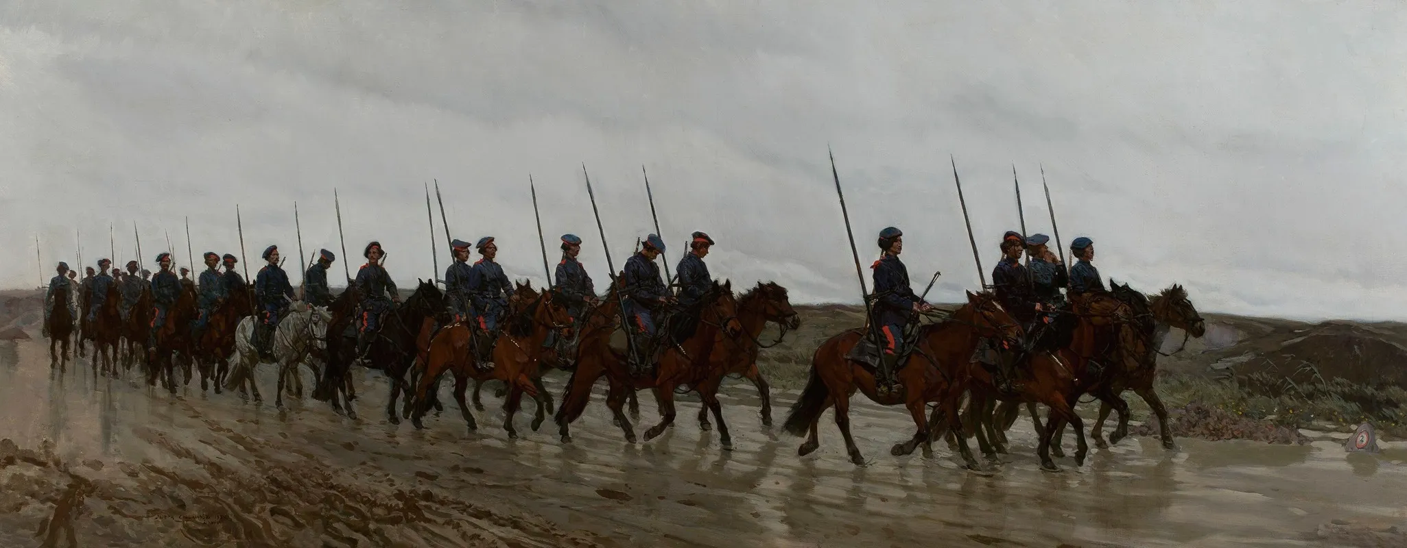 Cossacks Wall Art by Jozef Chelmonski - High-Resolution Digital Print