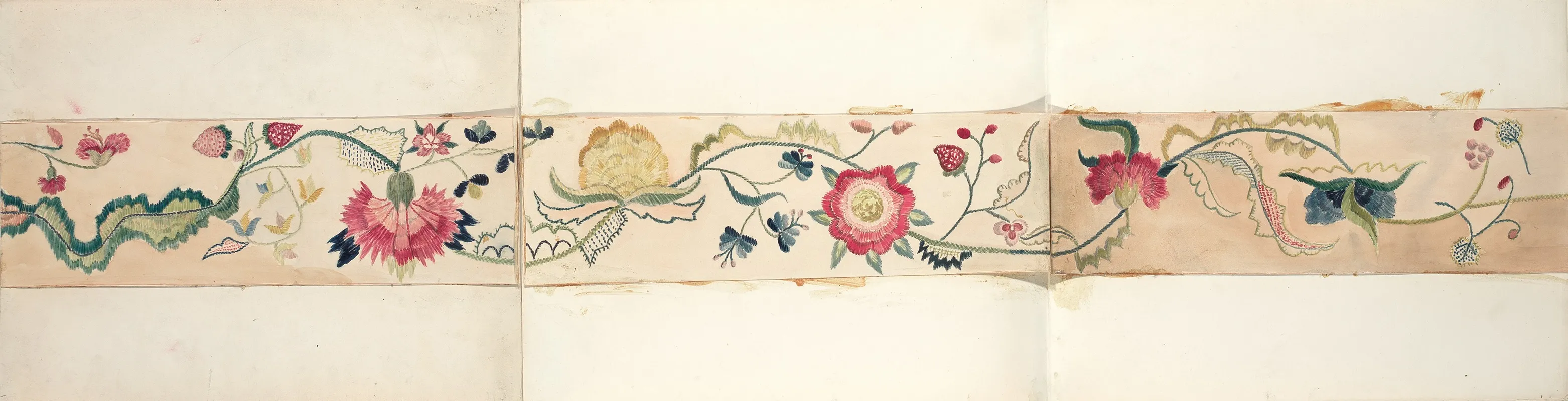 Crewel Embroidery 2 Wall Art by Ella Josephine Sterling - High-Resolution Digital Print