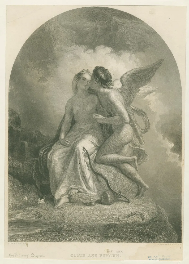 Cupid And Psyche 29 Wall Art by Thomas Uwins - High-Resolution Digital Print