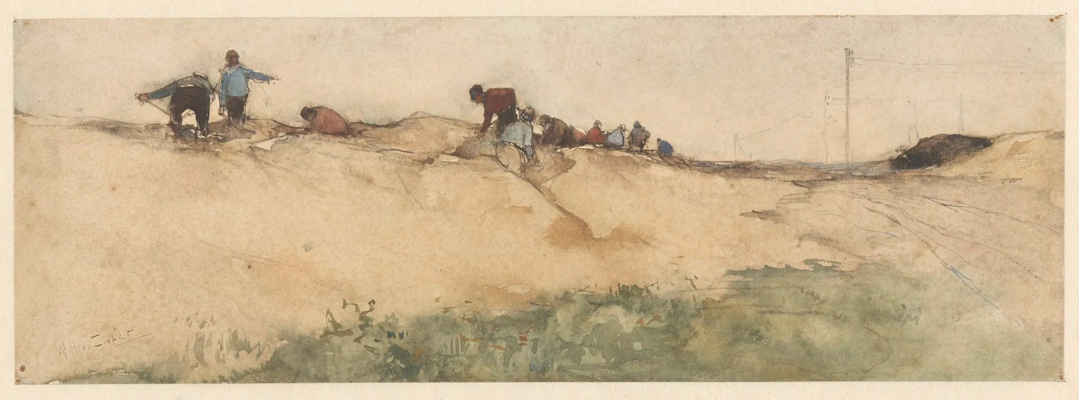 De Zanderij Wall Art by Willem de Zwart - High-Resolution Digital Print