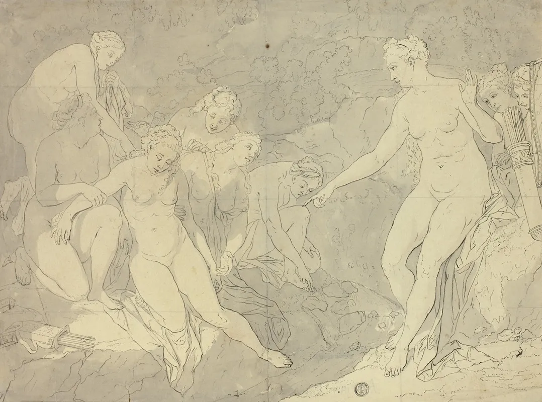 Diana And Callisto 11 Wall Art by Adriaen van der Werff - High-Resolution Digital Print