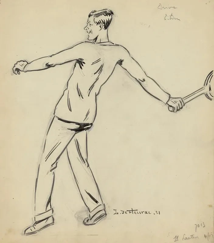 Drive Bill Tilden Wall Art by Louis de Fleurac - High-Resolution Digital Print