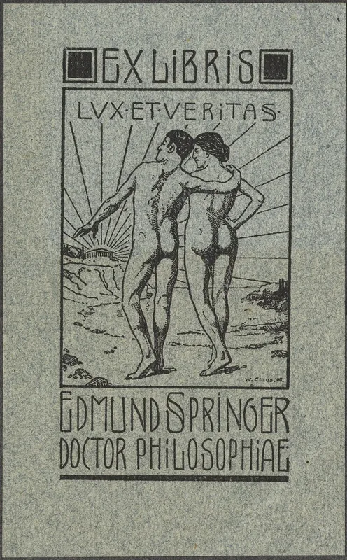Edmund Spinger Wall Art by W. Claus - High-Resolution Digital Print