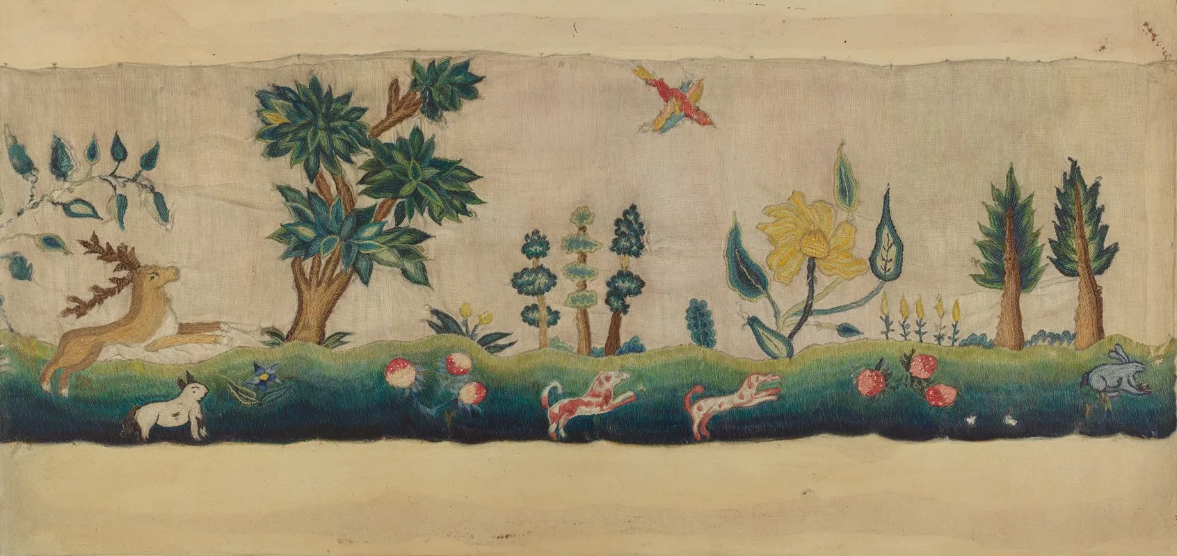 Embroidered Petticoat Border Wall Art by Lawrence Peterson - High-Resolution Digital Print