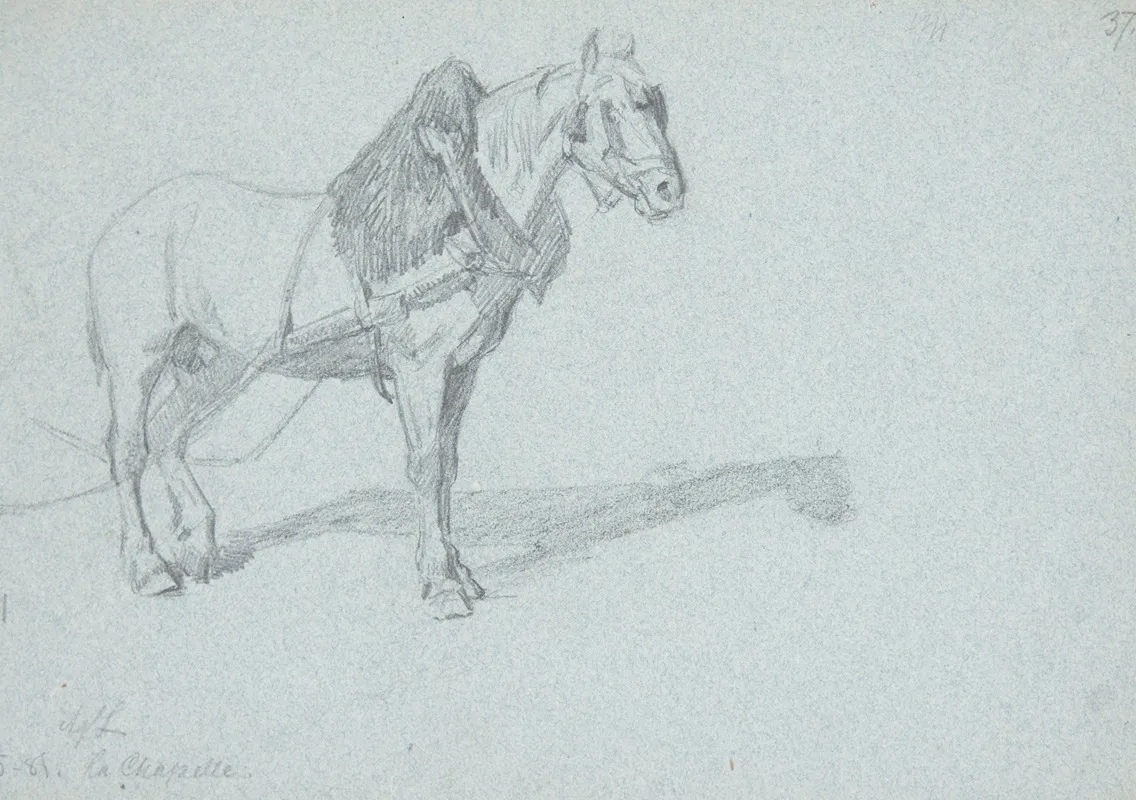 En Hest Wall Art by Agnes Lunn - High-Resolution Digital Print