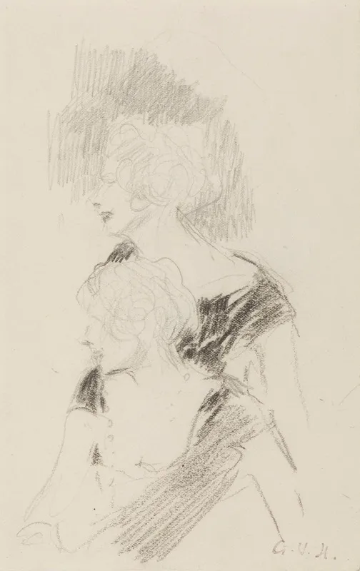 Etude De Femmes Wall Art by Georges Hugo - High-Resolution Digital Print