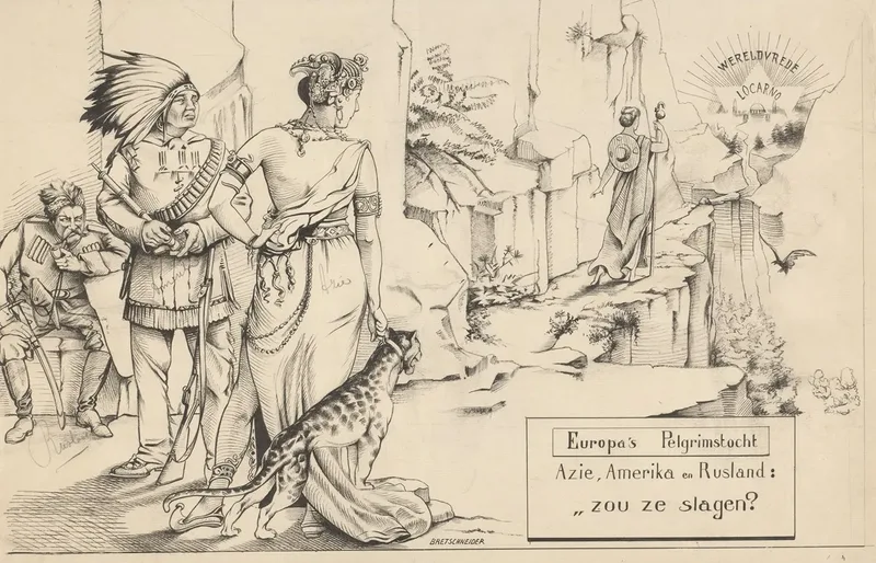 Europas Pelgrimstocht Azie Amerika En Rusland Zou Ze Slagen Wall Art by J. Bretschneider - High-Resolution Digital Print