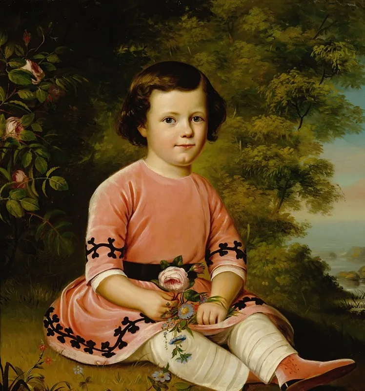 F M Maexmontan As A Child Wall Art by Johan Erik Lindh - High-Resolution Digital Print