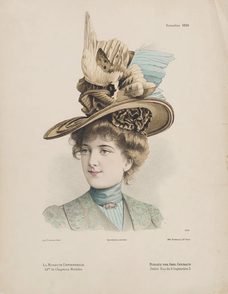 Fashion Plate For La Modiste Universelle Wall Art by Anonymous - High-Resolution Digital Print