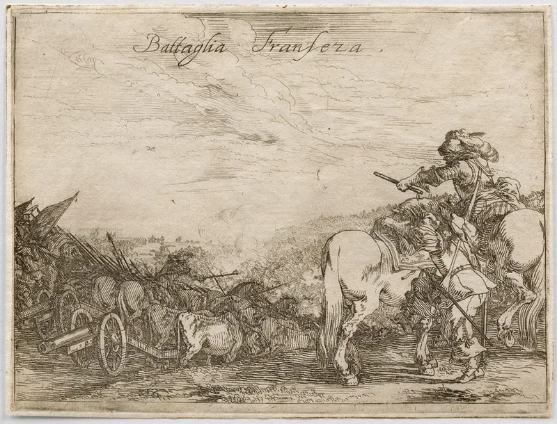 French Battle Wall Art by Johann Wilhelm Baur - High-Resolution Digital Print