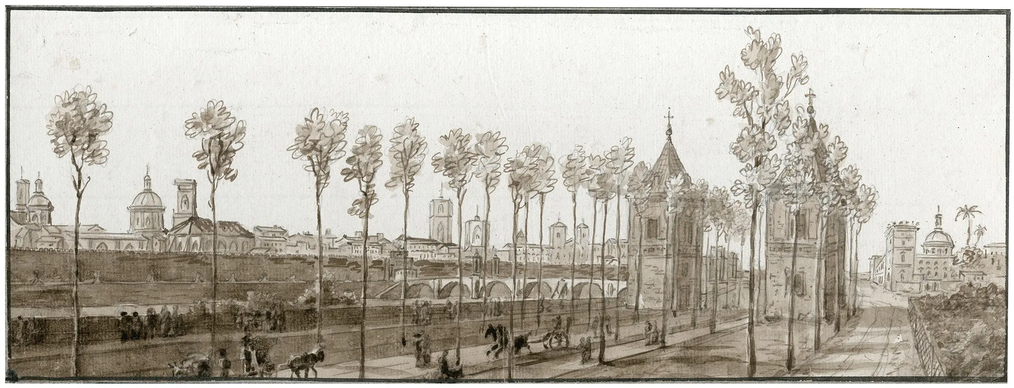Gezicht Op Valencia Wall Art by Otto Howen - High-Resolution Digital Print