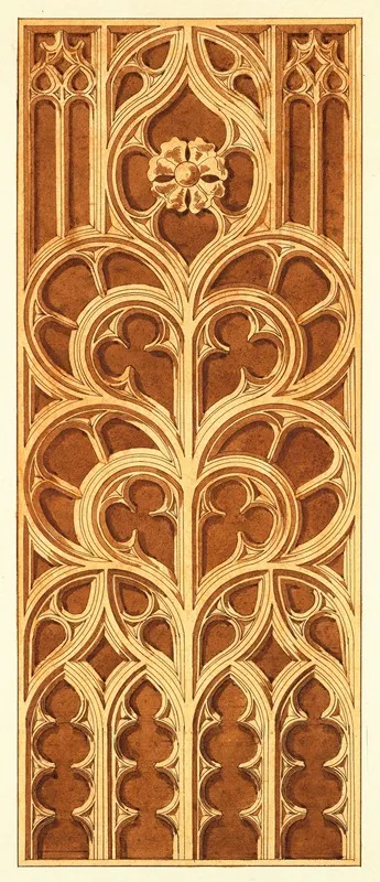 Gothic Ornament Ii Wall Art by Elizabeth A. Nedwill - High-Resolution Digital Print