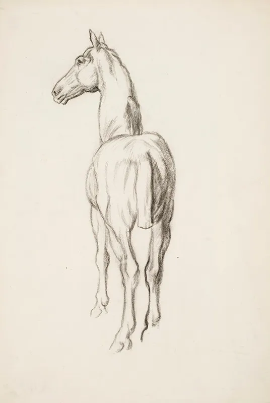 Hevosharjoitelma Wall Art by Alfred William Finch - High-Resolution Digital Print