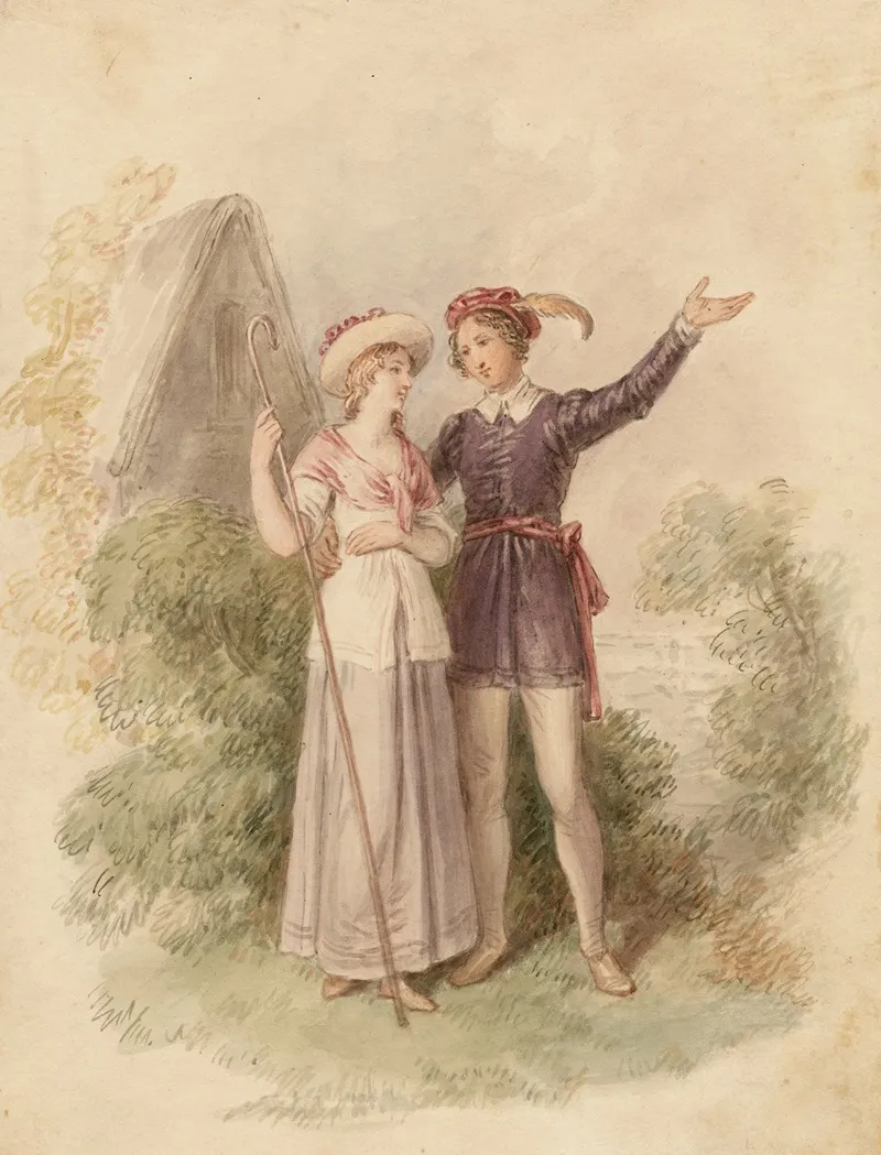 Illustrations To Shakespeare Pl 051 Wall Art by John Massey Wright - High-Resolution Digital Print