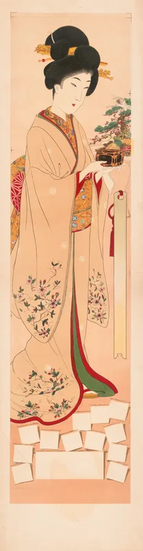 Japanese Queen 2 Wall Art by Gray Litho. Co - High-Resolution Digital Print