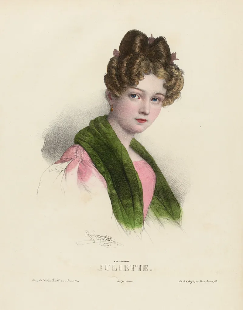 Juliette Wall Art by Pierre Louis Henri Grévedon - High-Resolution Digital Print