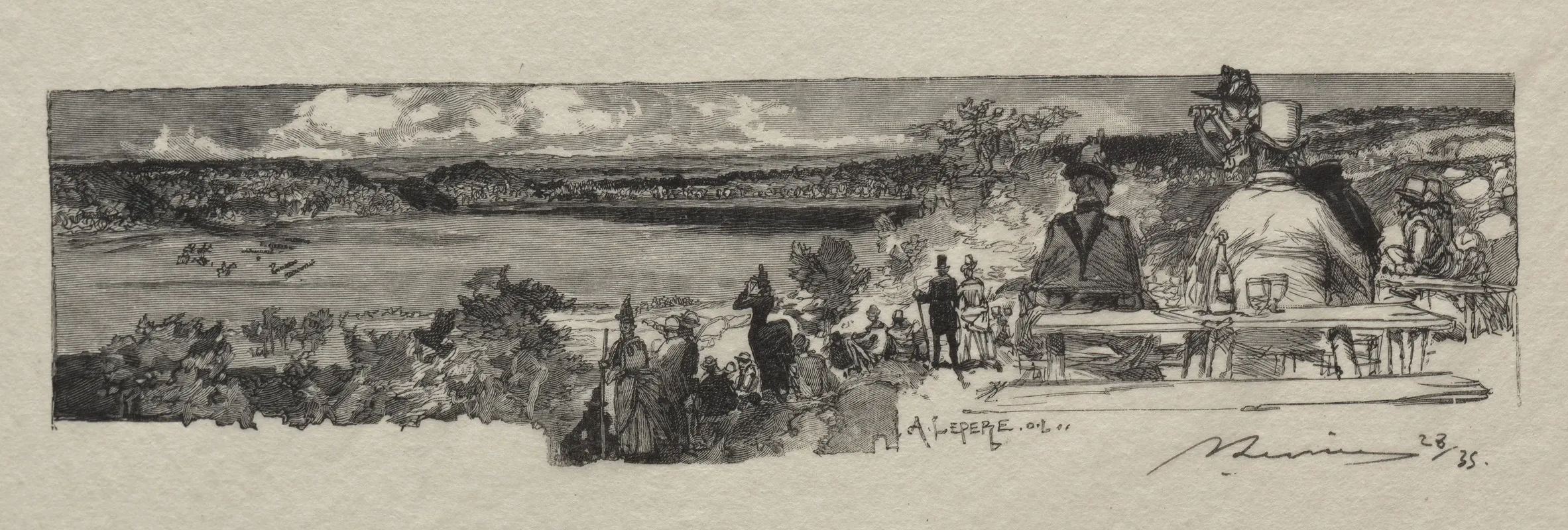La Vallee De La Solle Wall Art by Auguste Louis Lepère - High-Resolution Digital Print