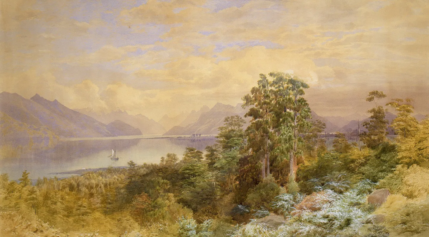 Lake Te Anau Wall Art by John Gully - High-Resolution Digital Print