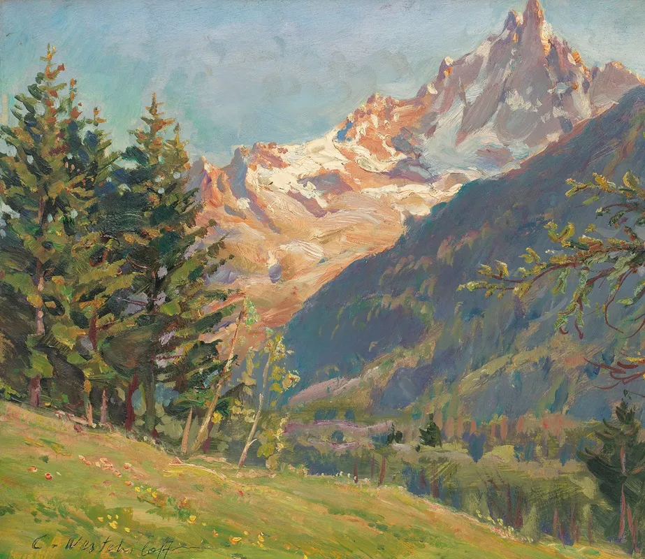 Landscape 437 Wall Art by Constantin Westchiloff - High-Resolution Digital Print