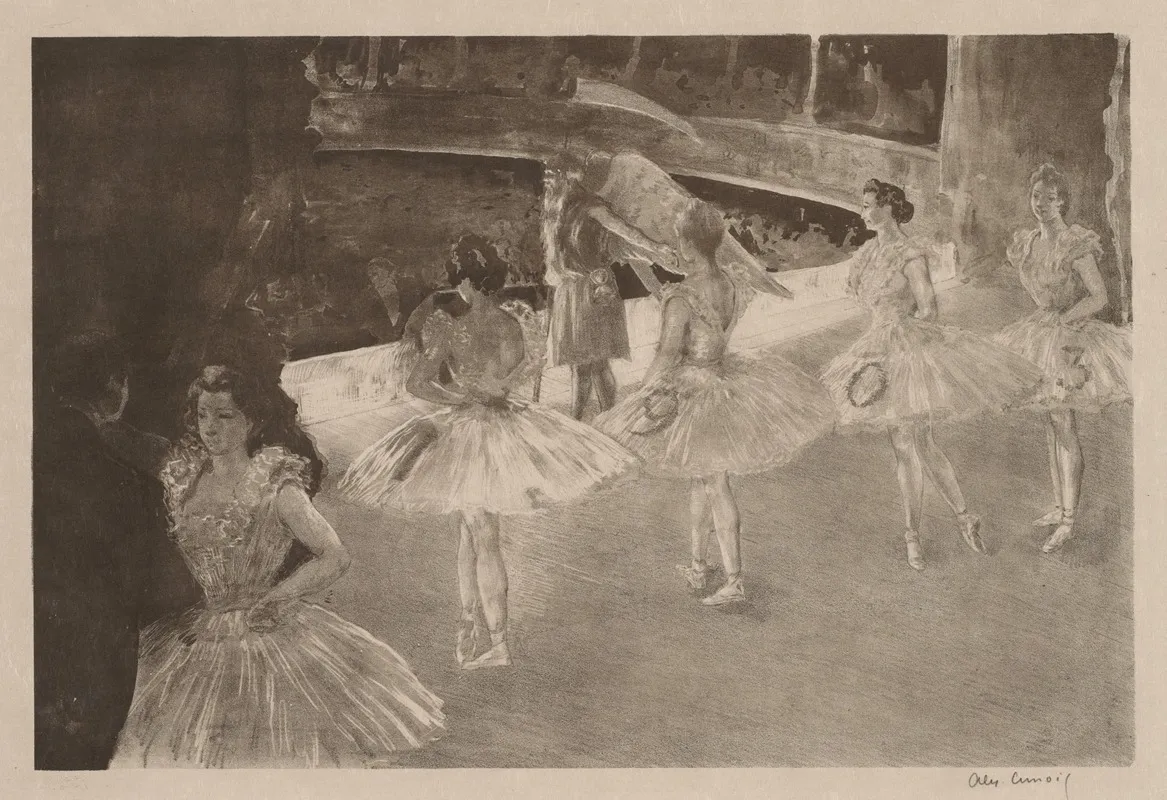 Le Ballet 3 Wall Art by Alexandre Lunois - High-Resolution Digital Print