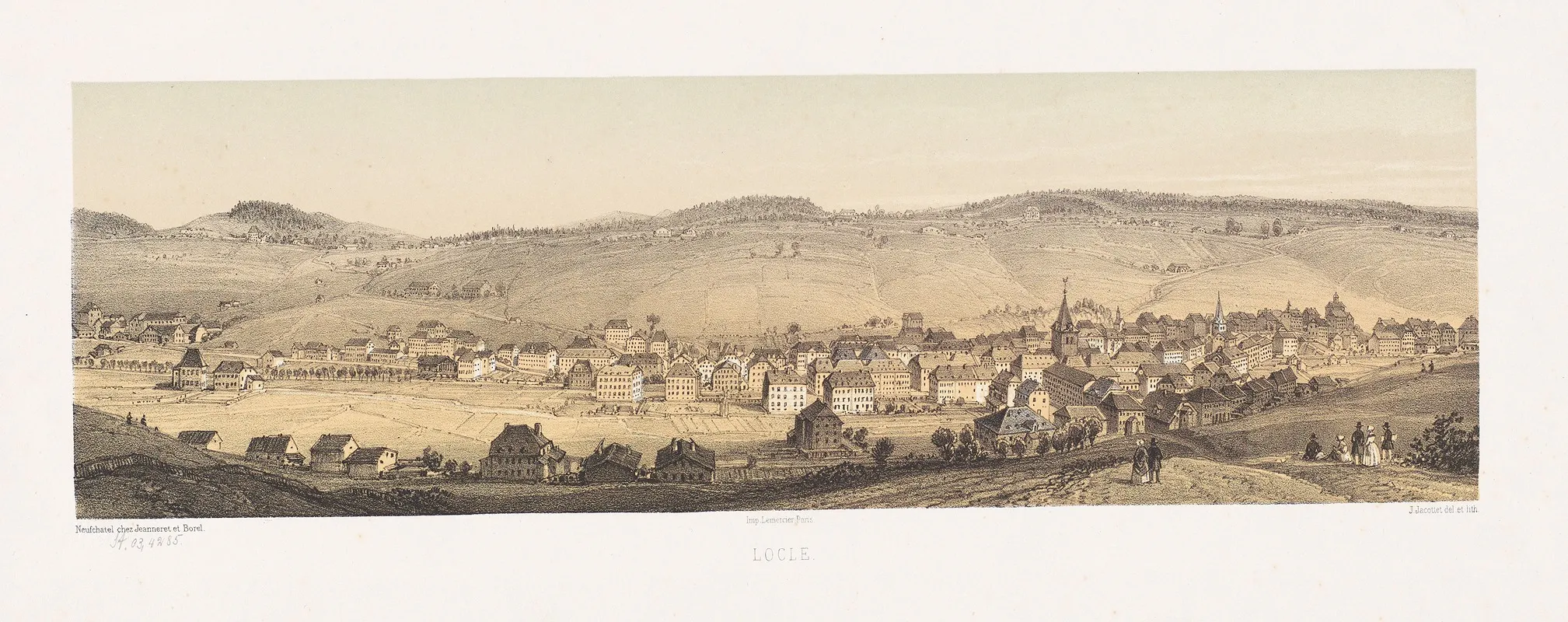 Locle Wall Art by Jean Jacottet - High-Resolution Digital Print