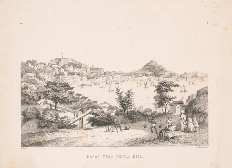 Macao From Penha Hill Wall Art by James Fuller Queen - High-Resolution Digital Print