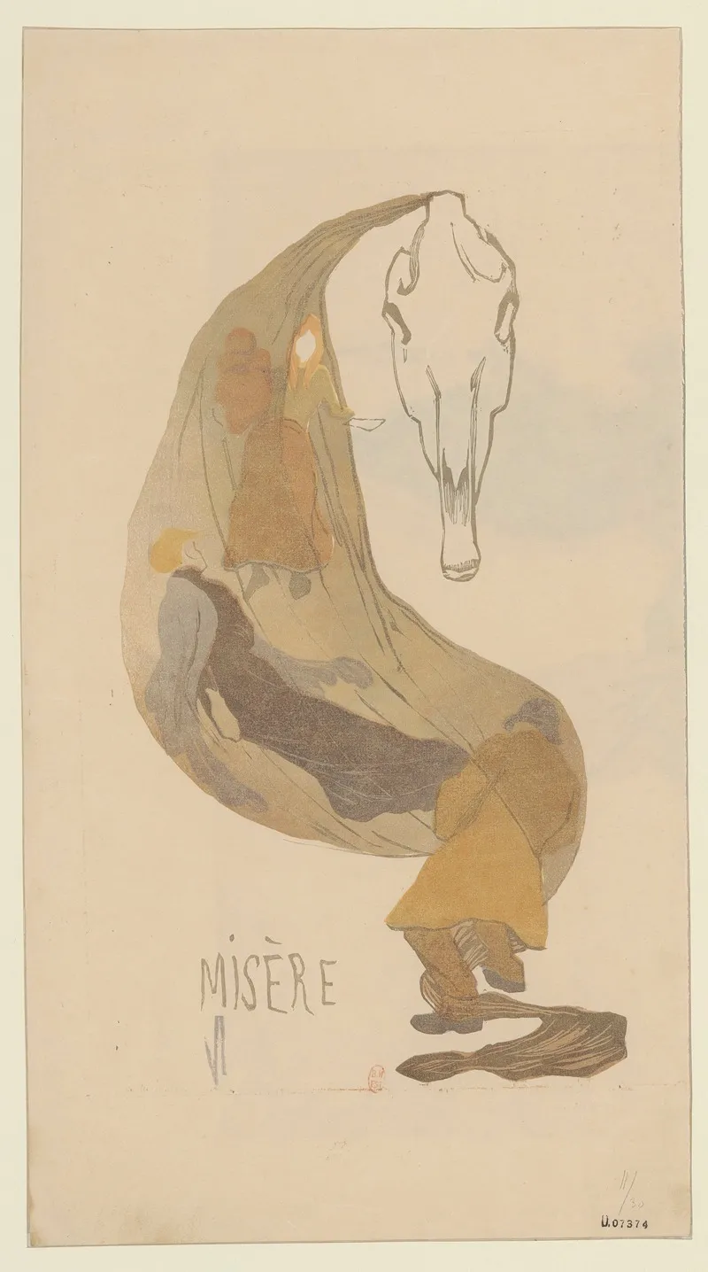 Misere Wall Art by Amédée Joyau - High-Resolution Digital Print