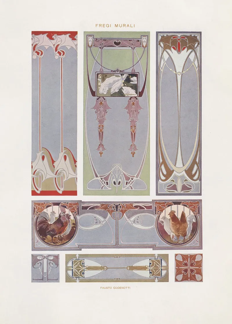 Modern Decorative Art Vol I Pl 38 Wall Art by Paul Wenzel (Publisher) - High-Resolution Digital Print