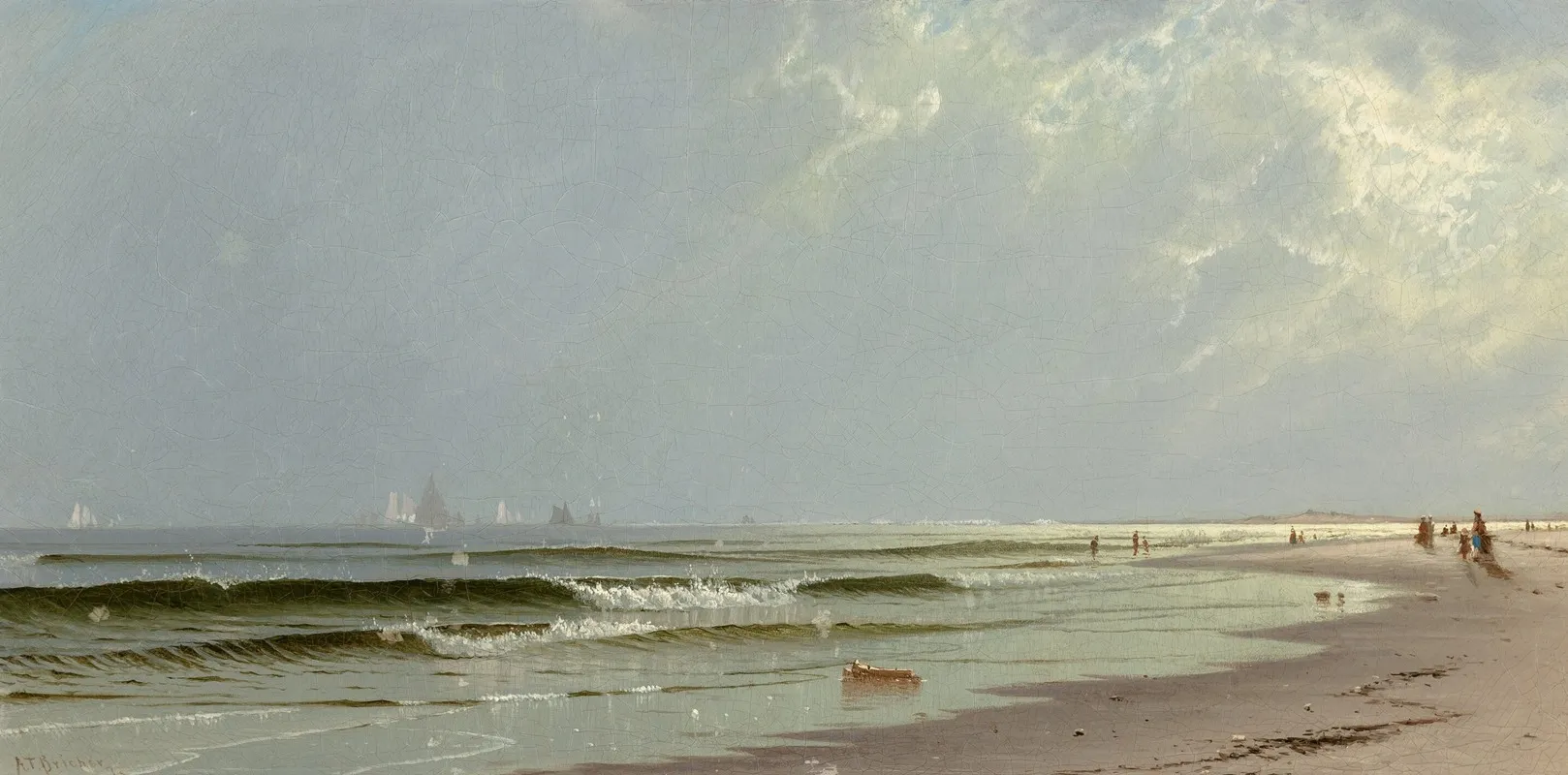 Newport Beach Wall Art by Alfred Thompson Bricher - High-Resolution Digital Print