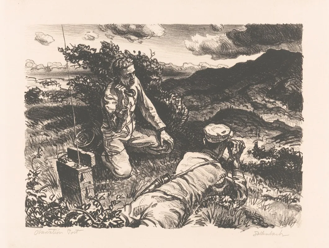 Observation Post Wall Art by Edward A. Sallenbach - High-Resolution Digital Print