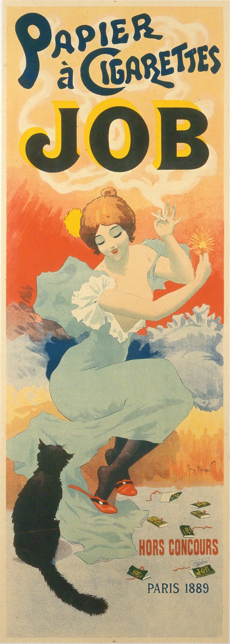 Papier A Cigarettes Job 3 Wall Art by Georges Meunier - High-Resolution Digital Print