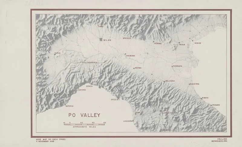 Po Valley Wall Art by Office of Strategic Services - High-Resolution Digital Print