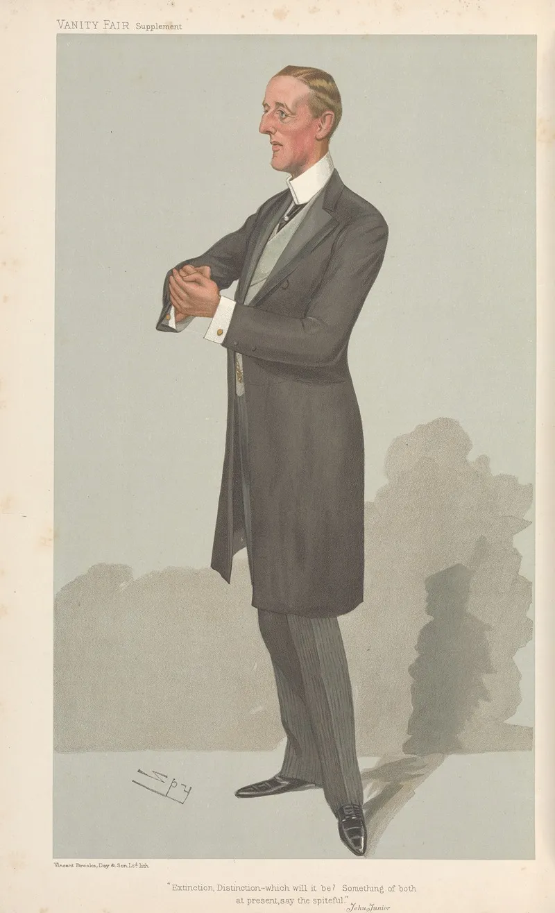 Politicians Extinction Distinction Which Will It Be Major John Edward Bernard Seely 23 February 1905 Wall Art by Leslie Matthew Ward - High-Resolution Digital Print