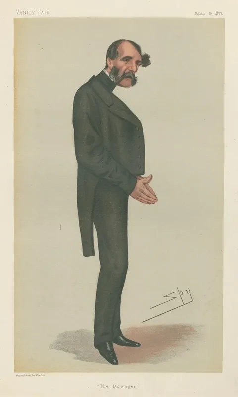 Politicians The Dowager The Rt Hon Lord Claud Hamilton March 10 1877 Wall Art by Leslie Matthew Ward - High-Resolution Digital Print
