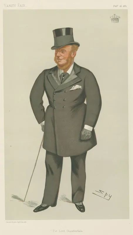 Politicians The Lord Chamberlain The Earl Of Kenmare 26 February 1881 Wall Art by Leslie Matthew Ward - High-Resolution Digital Print