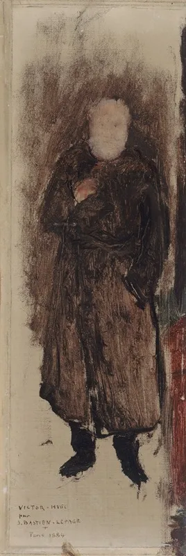 Portrait De Victor Hugo 2 Wall Art by Jules Bastien-Lepage - High-Resolution Digital Print